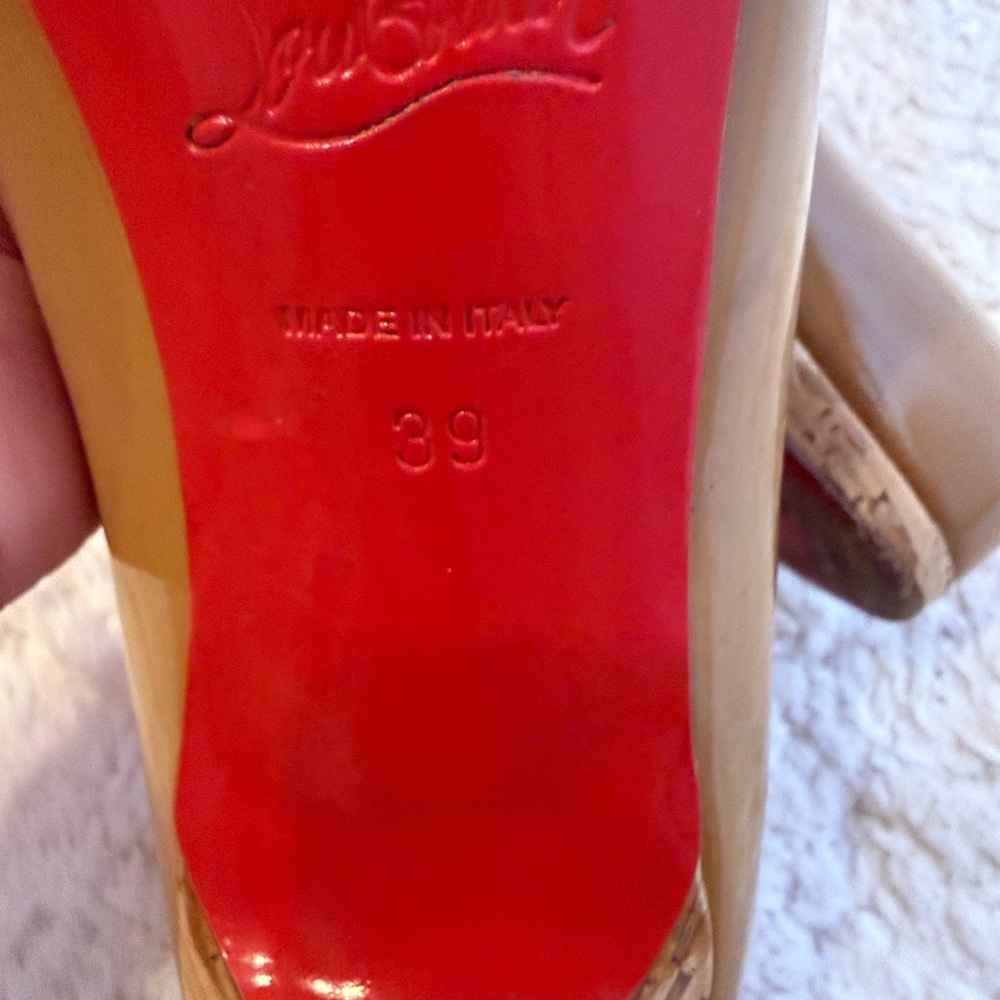 Christian Louboutin Carmel Patent Heels - Picture 4 of 6